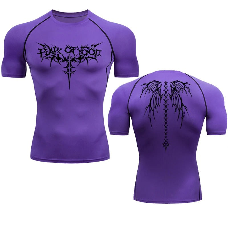 Compression Shirt - Wings of the Demon