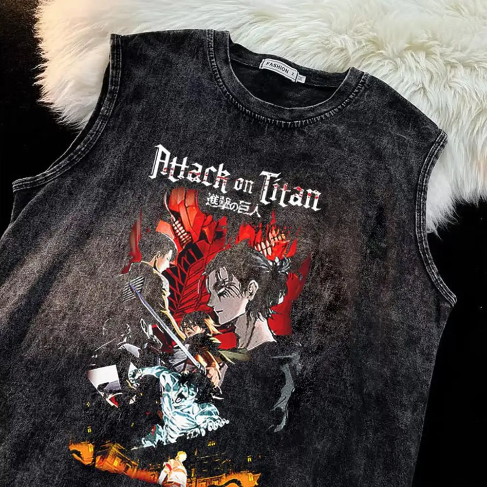 Camiseta sin mangas - Ataque a los Titanes 