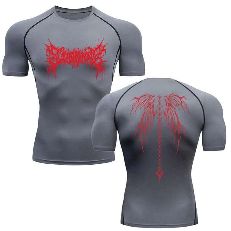 Compression Shirt - Wings of the Demon