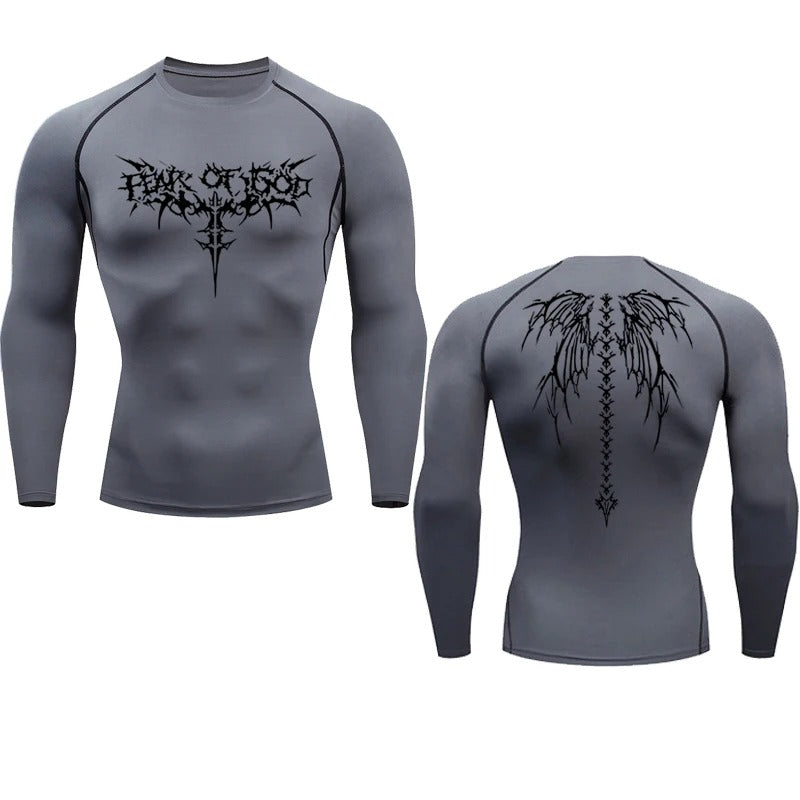 Compression Shirt - Wings of the Demon