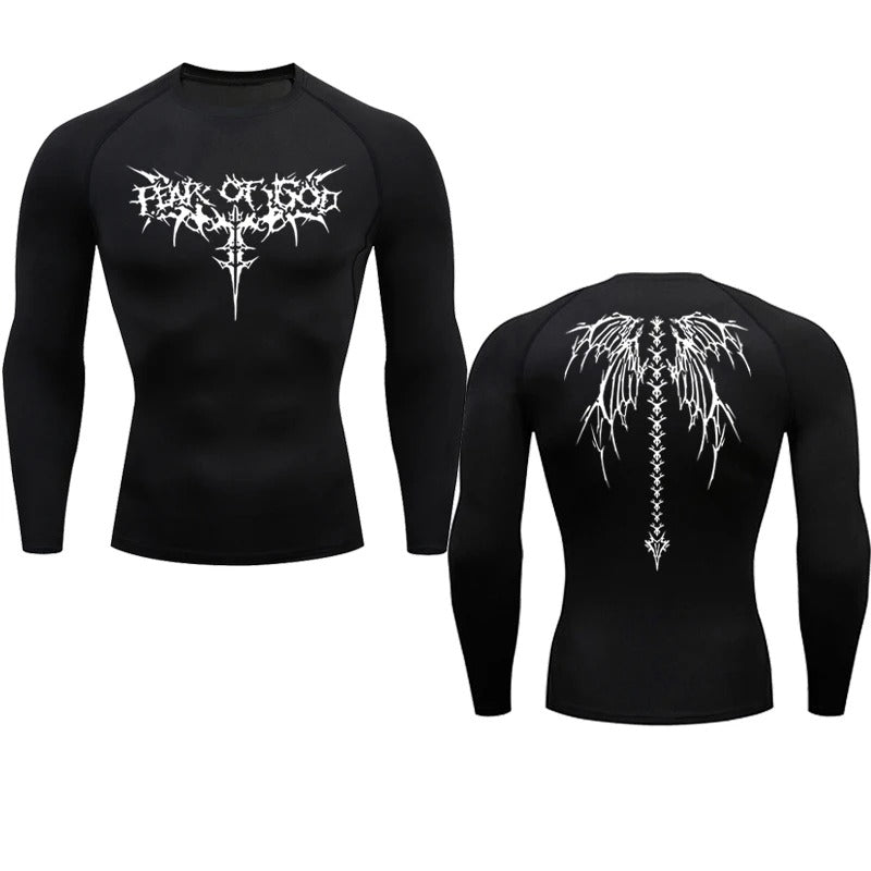 Compression Shirt - Wings of the Demon