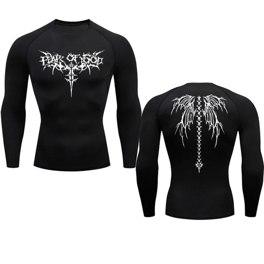 Compression Shirt - Wings of the Demon