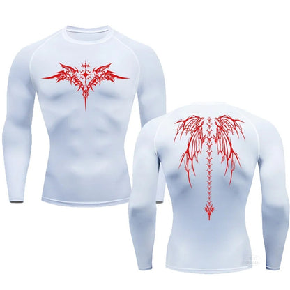 Compression Shirt - Wings of the Demon