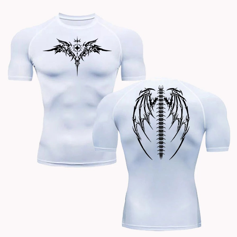 Compression shirt - Wings of the demon