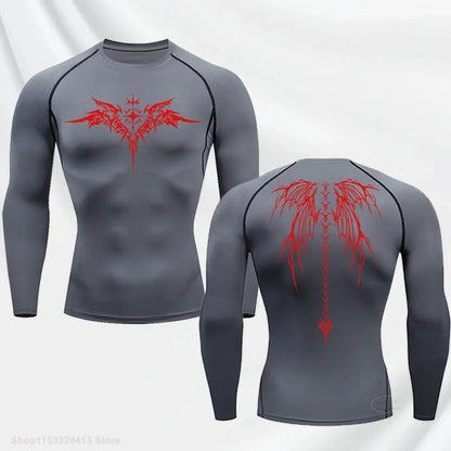 Compression Shirt - Wings of the Demon