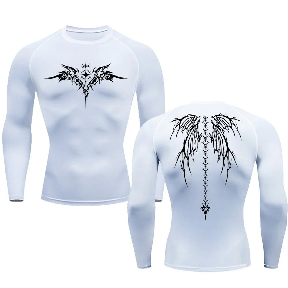 Compression Shirt - Wings of the Demon